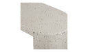 Lyon Outdoor Bench White Terrazzo