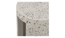 Lyon Outdoor Stool White Terrazzo