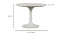 Tuli Outdoor Cafe Table White Terrazzo