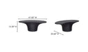 Yumi Outdoor Coffee Table Black