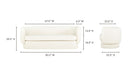 Koba Sofa Maya White