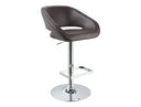 Joel - Contemporary Brown Eco-Leather Bar Stool