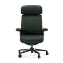 Johnson - Modern Green Leather Executive Office Chair