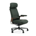 Johnson - Modern Green Leather Executive Office Chair