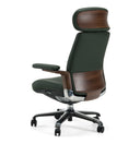 Johnson - Modern Green Leather Executive Office Chair