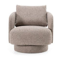 Plume - Modern Brown Fabric Sectional Sofa