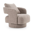 Plume - Modern Brown Fabric Sectional Sofa