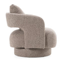 Johnny - Modern Brown Fabric Accent Chair