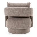Johnny - Modern Brown Fabric Accent Chair