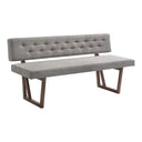 Jordan Modern Walnut & Grey Dining Set