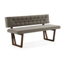 Jordan Modern Walnut & Grey Dining Set
