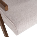 Joseline - Modern Beige Fabric + Walnut Accent Chair (Set of 2)