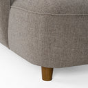 Joslin - Modern Grey Fabric U-Shaped Sectional Sofa