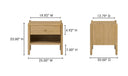 Billy Nightstand Natural