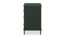 Reagan 3 Drawer Nightstand Deep Green