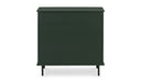 Reagan 3 Drawer Nightstand Deep Green