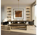 June - Modern Dark Grey Concrete & Walnut Dining Bench