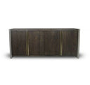 June - Modern Dark Grey Concrete & Walnut Dining Bench
