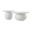 Kalvin - Modern Black Concrete Nesting Coffee Table Set