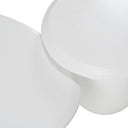 Kalvin - Modern Ivory Concrete Nesting Coffee Table Set