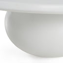 Kalvin - Modern Ivory Concrete Nesting Coffee Table Set