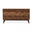 Kamela -Modern Walnut Bedroom Set