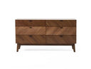 Kamela- Modern Walnut Dresser