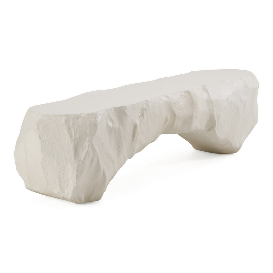 Kamet - Modern Cream Concrete Bench
