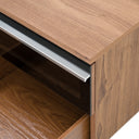 Karlstad - Modern White + Walnut TV Stand