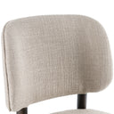 Kathy - Modern Beige Fabric + Oak Dining Chair (Set of 2)