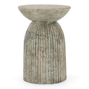 Katyal - Modern Old Grey Fiberform End Table