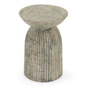 Katyal - Modern Old Grey Fiberform End Table