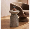 Hagen - Modern Camel Velvet + Chrome Swivel Accent Chair