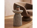 Katyal - Modern Old Grey Fiberform End Table