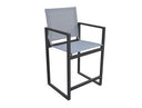 Kayak - Modern Dark Charcoal Outdoor Counter Stool