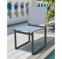 Kayak - Modern Dark Charcoal Outdoor Counter Stool