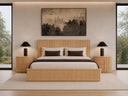 Kayce - Modern Natural Oak 4-Piece Bedroom Set