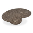 Kazbek - Modern Faux Marble Concrete Coffee Table, view 4