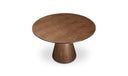 Otago 47In Round Dining Table Walnut