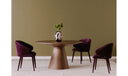 Otago Round 54In Dining Table Walnut Brown