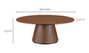 Otago Coffee Table Walnut Brown