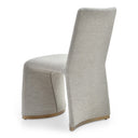 Kenda Contemporary Grey and Brushed Gold Dining Chair (Set of 2)