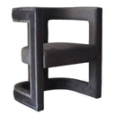 Kendra - Dark Grey Fabric Accent Chair