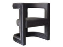 Kendra - Modern Black Fabric Accent Chair