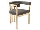 Kendra - Modern Black Fabric Accent Chair