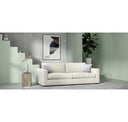 Poppy - Modern White Fabric Lounge Chair