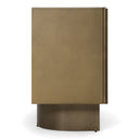 Kiefer - Modern Faux Travertine Ceramic + Bronze Buffet