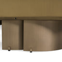 Kiefer - Modern Faux Travertine Ceramic + Bronze Buffet