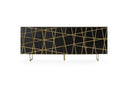Gwen - Modern Grey High Gloss Buffet