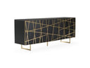 Jonah- Modern Black and Gold Buffet